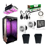 Kit Carpa Indoor Completo 80x80 + Led Growtech 300w