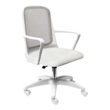 Cadeira De Escritório Com Design De Morango Branco, Mesa, Base De Pvc De Cor Branca