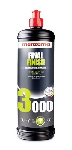 Menzerna Pulimento Abrillantador 3000 250 Ml Brillo Mojado