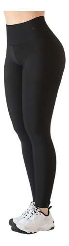 Leggin Negro Push Up Textil Colombiano Mallón Licras Deporte