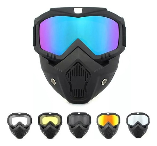 Mascara Tactica Goggles Motocross Lentes Moto Skate Bikers