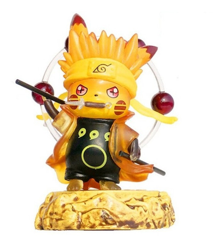 Juguete Muñeco Figura Pikachu Naruto Pokemon