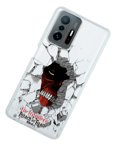 Funda Para Xiaomi Attack On Titan Colosal Titán Tu Nombre