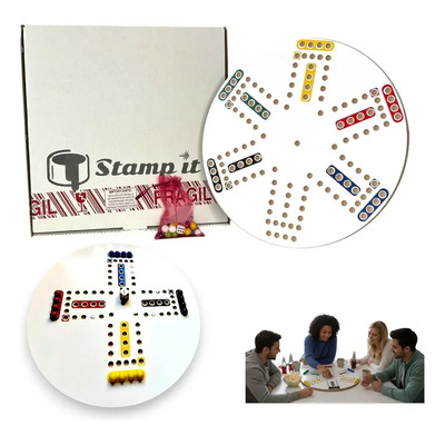 No Te Enojes Melamina Stamp It 4-6 Jugadores Juego Mesa | Meses sin interés