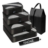 6 Set Packing Cubes,travel Luggage Packing Organizers With
