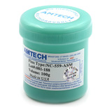 Fluxo Pastoso Amtech Nc 559 Asm 100g Made In Usa Bga Reballi