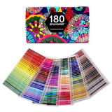 Lápices De Acuarela De 180 Colores Para Dibujar, Regalos