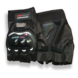 Guantes Pro Biker Medio Dedo Protección Moto Bici Atv Mtb