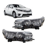 Juego Opticas P/ Toyota Corolla 2014 2015 2016 2017 Sin Led