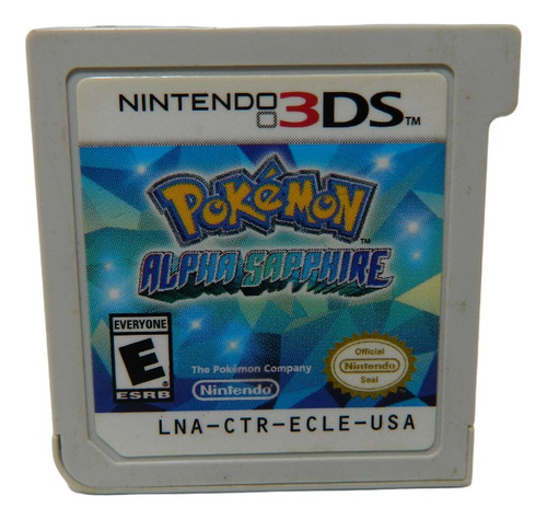 Pokemon Alpha Sapphire Original Nintendo 3ds -loja Fisica Rj