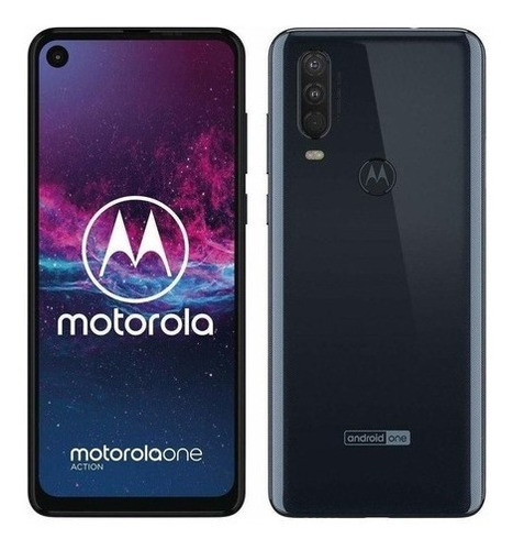 Motorola One Action Dual Sim 128 Gb Denim Blue  Usado