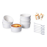 Pack 6 Pocillo Ramekin Cerámica  11 Cm - 280 Ml