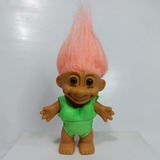 Figura Vintage Trolls Russ Traje Verde 10cm