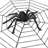 Decorações De Halloween Giant Spider Teia + Aranha