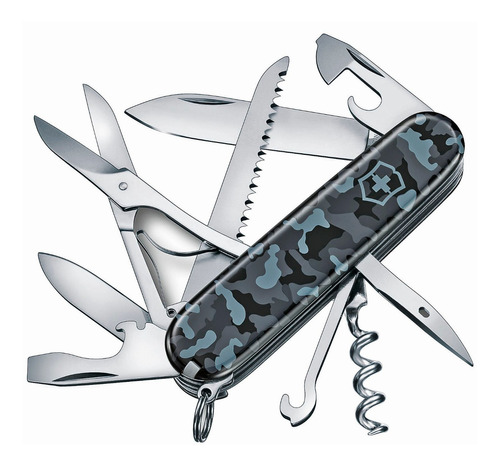 Navaja Suiza Original Victorinox Huntsman Camuflada Navy