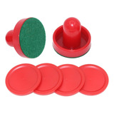 Equipo De Mesa De Air Hockey Air Hockey Rojo