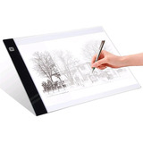 Tableta Dibujo Calcar Luz Led Luminoso Grafica Diseño Usb