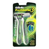 Maquina De Afeitar Gillette Prestobarba Body Sense X 2und