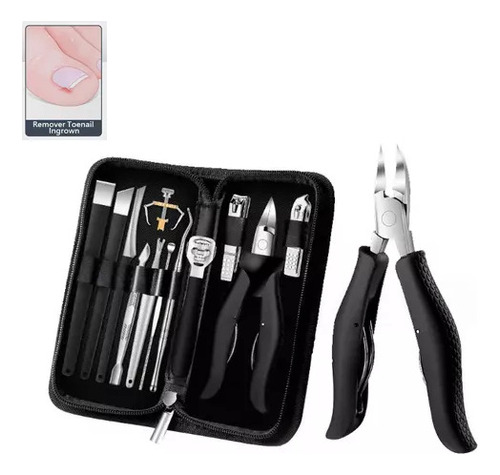 L Cortaúñas Alicates Pedicure Manicure Profesional Kit 14 J