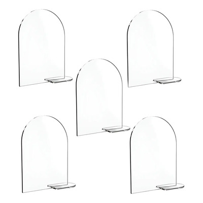 Numero De Mesa Para Boda Pack 5 Pzas Transparente Acrilico | MercadoLibre
