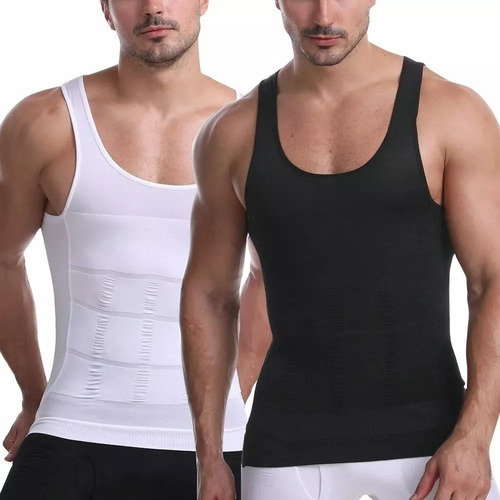 Camiseta Polera Faja Reductora Compresora Modeladora Hombre