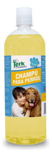 Shampoo Para Perros Y Gatos Bioterk  Aroma Coco 1/2 Lt 