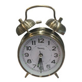 Reloj De Mesa   Analógico Ornet 9521  Color Dorado 