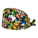 Cofia Clínica Gorro Quirúrgico Diseños  Mario Bros G57