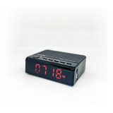 Radio Reloj Despertador Digital Recargable Bluetooth Usb