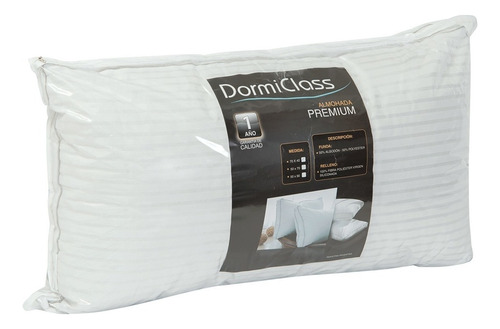 Almohada Dormiclass Premium Doble Vivo 70x40 Vellón