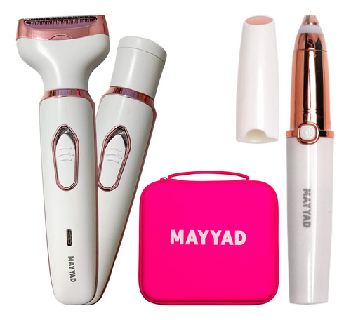Mayyad Afeitadora Elctrica Profesional Para Mujer, Maquinill