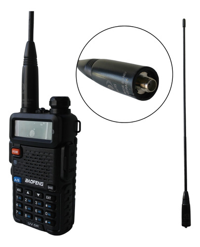 Rádio Comunicador Baofeng Uv5r Uhf/vhf Antena Nagoya 771