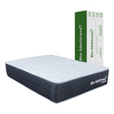 Colchón King Size Hybrid Memory Foam/resortes Bio Mattress Color Blanco