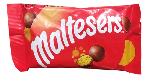 Chocolate Maltesers Caramelo Maltado Crocante Pacote 37g