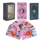 Pink Gold Foil Tarot Rosado Rider Waite Pvc En Caja Imantada