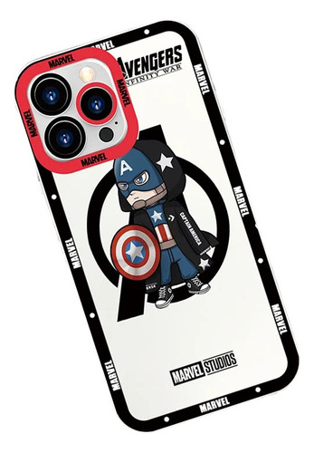 Bonita Funda De Teléfono Marvel Avengers Para iPhone 14, 13,