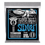 Encordado Ernie Ball 3125 Titanium Guitarra Eléctrica