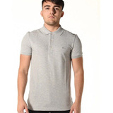 Chomba Hombre Lacoste Erkek Slim Fit Pique Elastizada Gris P