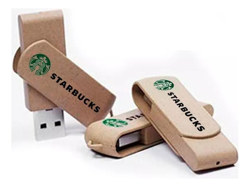 Pendrive Tarjeta Twist Plástico Reciclado 16gb Con Logo 