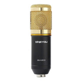 Micrófono Zingyou Bm-800 Condensador Cardioide Color Negro/dorado