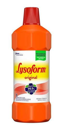 Desinfetante Lysoform Original 3 Litro Bactericida
