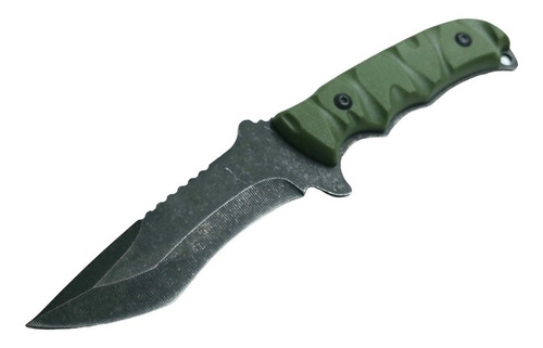 Cuchillo Tactico Supervivencia 11,5cm C/funda  Zona Obelisco