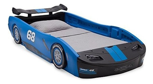 Los Niños Delta Turbo Del Coche De Carreras Cama Sencilla, A