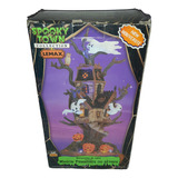 Spooky Town Lemax Trick Or Tree House Adorno Halloween