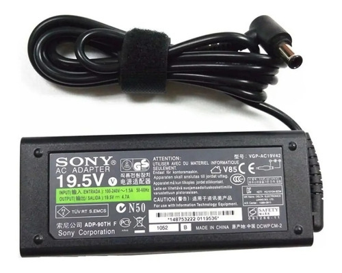 Cargador Sony Vaio 19.5v Original Para Netbook Y Notebook