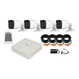 Kit Cctv 4 Cámaras 2mpx Micrófono Integrado Dvr 4ch 500gb