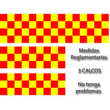 Calcos Señalizacion Auto Hipoacúsico Monocular Reglamentario