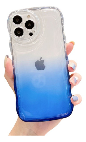 Funda Ondulada Wave Degrade P/ iPhone Varios Modelos