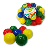 Pack X50 Pelotas Pelotero Colores Vulcanita Bebe Original