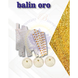 2 Millares De Balin Para Auriculoterapia Baño De Oro